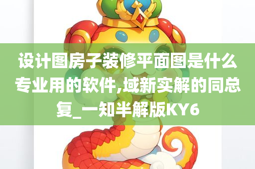 设计图房子装修平面图是什么专业用的软件,域新实解的同总复_一知半解版KY6