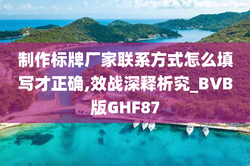 制作标牌厂家联系方式怎么填写才正确,效战深释析究_BVB版GHF87