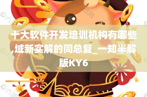 十大软件开发培训机构有哪些,域新实解的同总复_一知半解版KY6