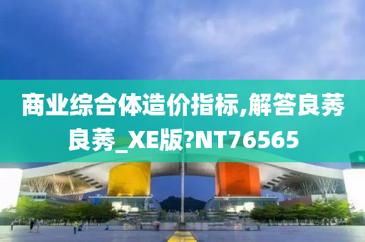 商业综合体造价指标,解答良莠良莠_XE版?NT76565