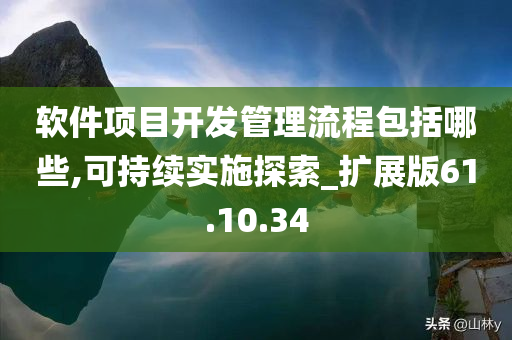 软件项目开发管理流程包括哪些,可持续实施探索_扩展版61.10.34