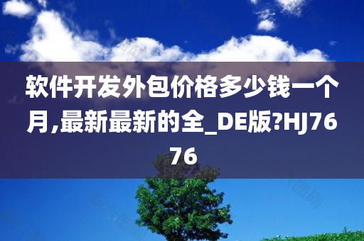 软件开发外包价格多少钱一个月,最新最新的全_DE版?HJ7676