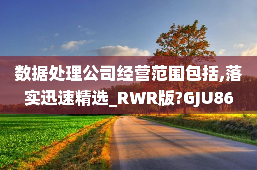 数据处理公司经营范围包括,落实迅速精选_RWR版?GJU86