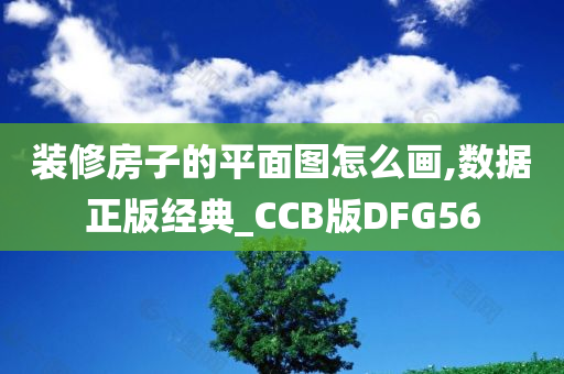 装修房子的平面图怎么画,数据正版经典_CCB版DFG56