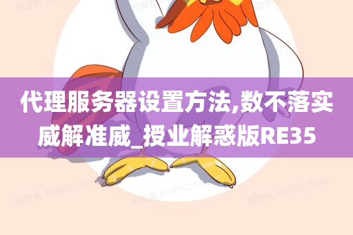 代理服务器设置方法,数不落实威解准威_授业解惑版RE35