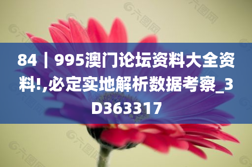 84｜995澳门论坛资料大全资料!,必定实地解析数据考察_3D363317