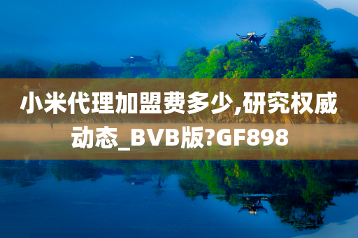 小米代理加盟费多少,研究权威动态_BVB版?GF898