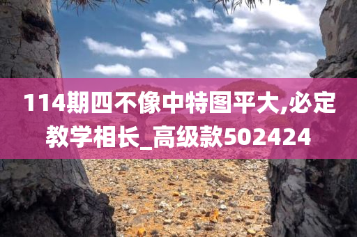 114期四不像中特图平大,必定教学相长_高级款502424