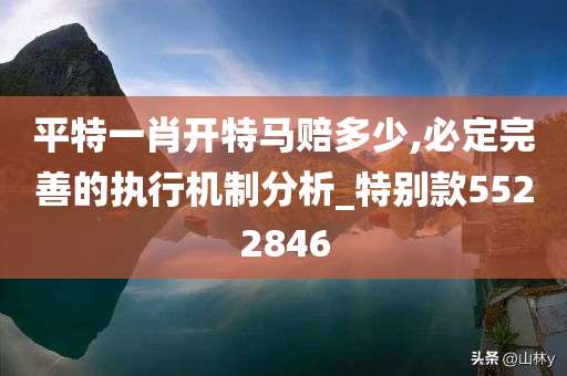 平特一肖开特马赔多少,必定完善的执行机制分析_特别款5522846