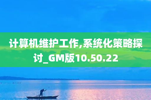 计算机维护工作,系统化策略探讨_GM版10.50.22