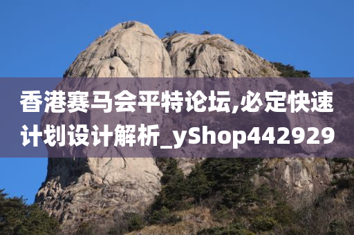 香港赛马会平特论坛,必定快速计划设计解析_yShop442929