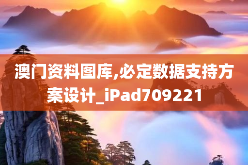 澳门资料图库,必定数据支持方案设计_iPad709221