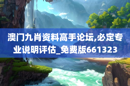 澳门九肖资料高手论坛,必定专业说明评估_免费版661323