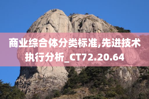 商业综合体分类标准,先进技术执行分析_CT72.20.64