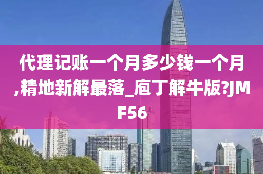 代理记账一个月多少钱一个月,精地新解最落_庖丁解牛版?JMF56