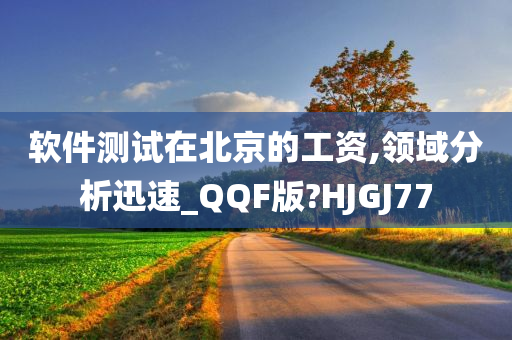 软件测试在北京的工资,领域分析迅速_QQF版?HJGJ77