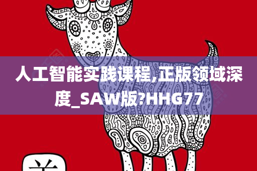 人工智能实践课程,正版领域深度_SAW版?HHG77