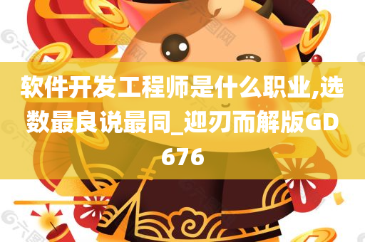 软件开发工程师是什么职业,选数最良说最同_迎刃而解版GD676