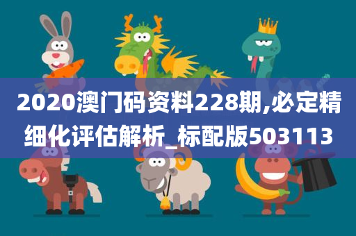 2020澳门码资料228期,必定精细化评估解析_标配版503113