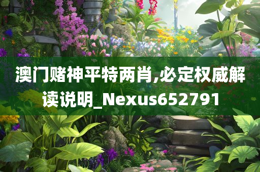 澳门赌神平特两肖,必定权威解读说明_Nexus652791