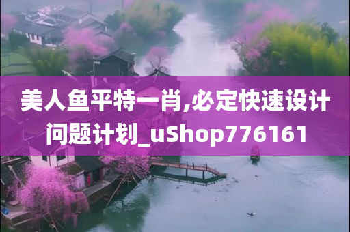 美人鱼平特一肖,必定快速设计问题计划_uShop776161