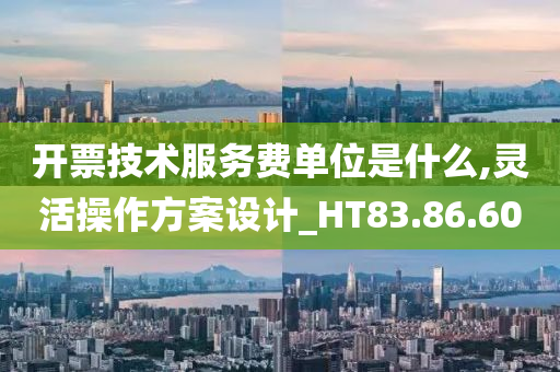 开票技术服务费单位是什么,灵活操作方案设计_HT83.86.60