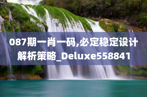 087期一肖一码,必定稳定设计解析策略_Deluxe558841