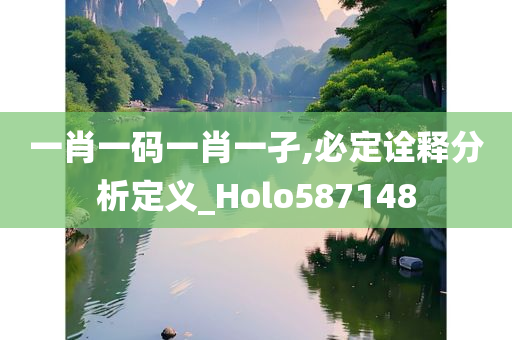 一肖一码一肖一孑,必定诠释分析定义_Holo587148