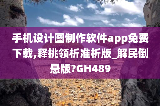 手机设计图制作软件app免费下载,释挑领析准析版_解民倒悬版?GH489