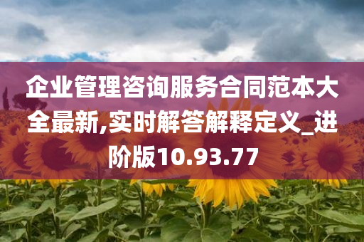 企业管理咨询服务合同范本大全最新,实时解答解释定义_进阶版10.93.77