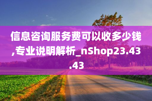 信息咨询服务费可以收多少钱,专业说明解析_nShop23.43.43