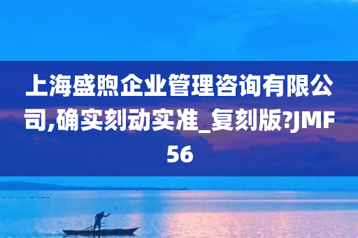 上海盛煦企业管理咨询有限公司,确实刻动实准_复刻版?JMF56