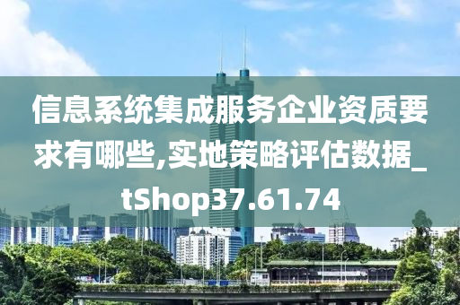 信息系统集成服务企业资质要求有哪些,实地策略评估数据_tShop37.61.74