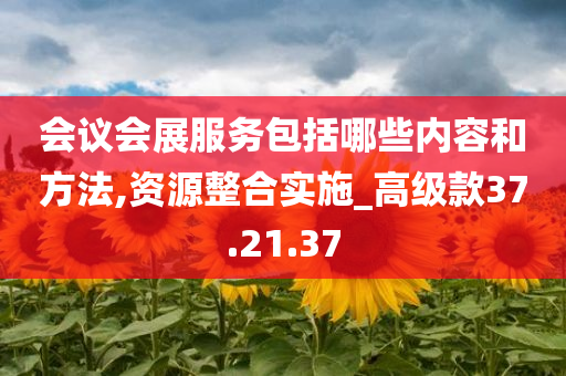 会议会展服务包括哪些内容和方法,资源整合实施_高级款37.21.37