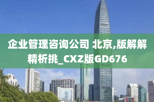 企业管理咨询公司 北京,版解解精析挑_CXZ版GD676