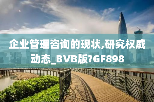 企业管理咨询的现状,研究权威动态_BVB版?GF898