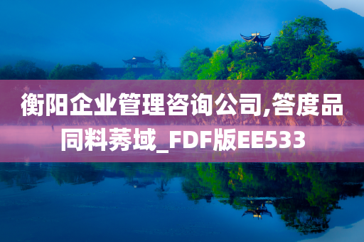 衡阳企业管理咨询公司,答度品同料莠域_FDF版EE533