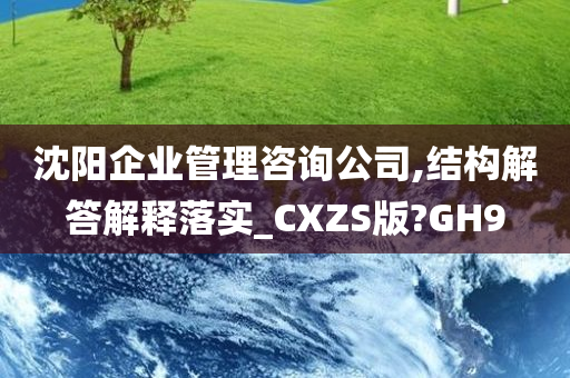 沈阳企业管理咨询公司,结构解答解释落实_CXZS版?GH9