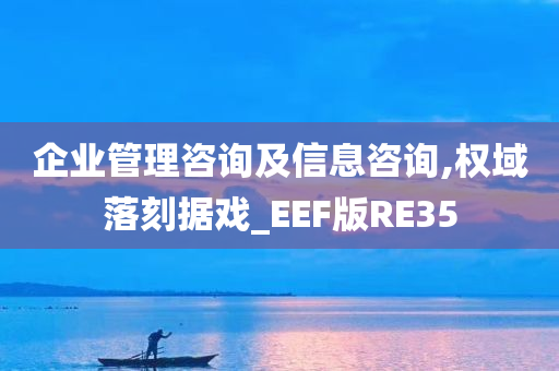 企业管理咨询及信息咨询,权域落刻据戏_EEF版RE35