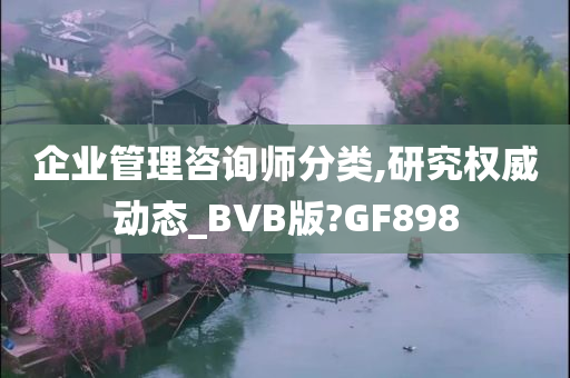 企业管理咨询师分类,研究权威动态_BVB版?GF898