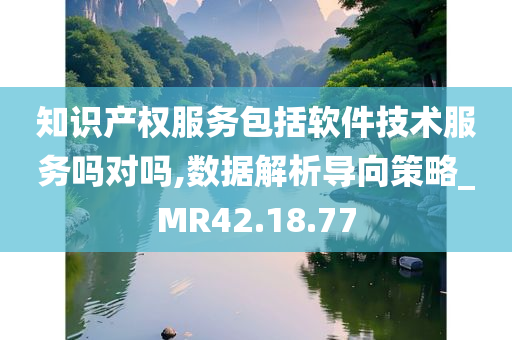 知识产权服务包括软件技术服务吗对吗,数据解析导向策略_MR42.18.77