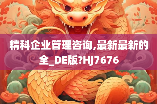 精科企业管理咨询,最新最新的全_DE版?HJ7676