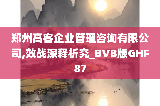 郑州高客企业管理咨询有限公司,效战深释析究_BVB版GHF87