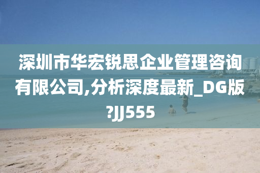 深圳市华宏锐思企业管理咨询有限公司,分析深度最新_DG版?JJ555