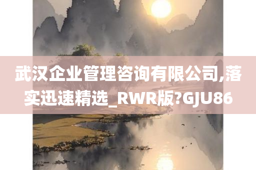 武汉企业管理咨询有限公司,落实迅速精选_RWR版?GJU86