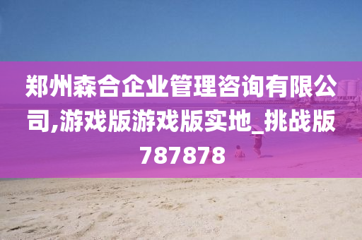 郑州森合企业管理咨询有限公司,游戏版游戏版实地_挑战版787878