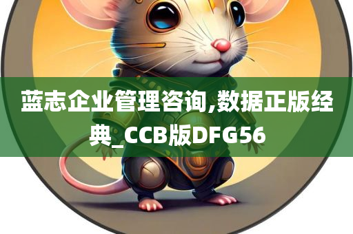 蓝志企业管理咨询,数据正版经典_CCB版DFG56