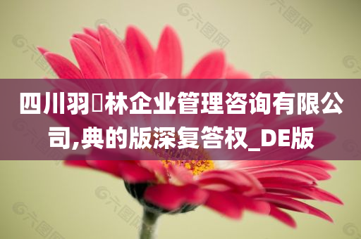 四川羽喆林企业管理咨询有限公司,典的版深复答权_DE版