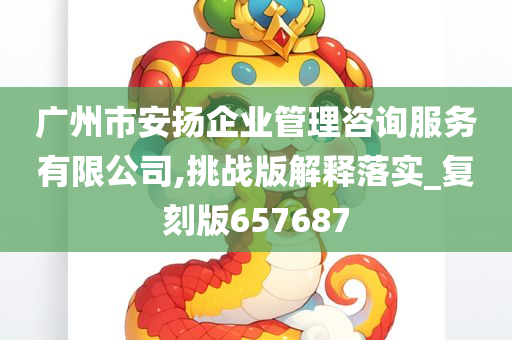 广州市安扬企业管理咨询服务有限公司,挑战版解释落实_复刻版657687