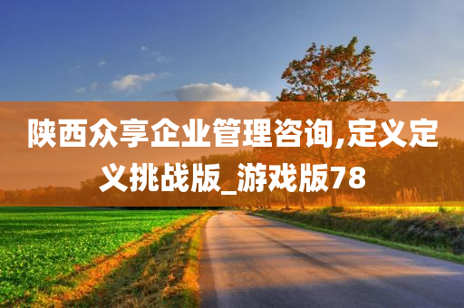 陕西众享企业管理咨询,定义定义挑战版_游戏版78